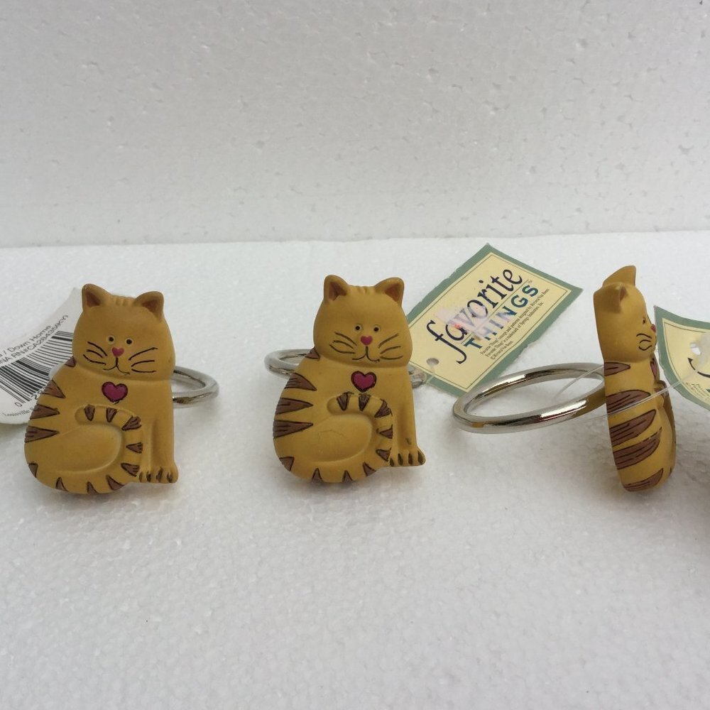 NEW Lot 3 Cats Napkin Holders
